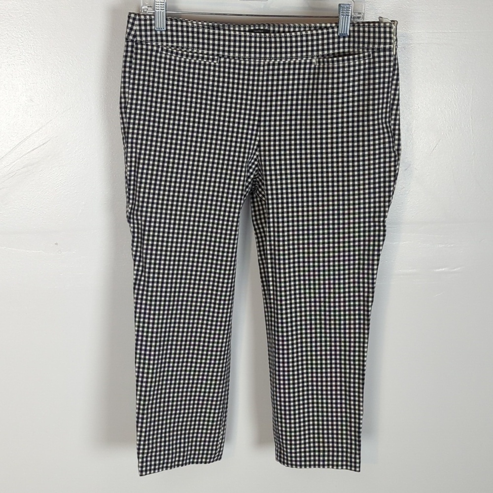 Talbots Gingham Plaid Chatham Ankle Pants